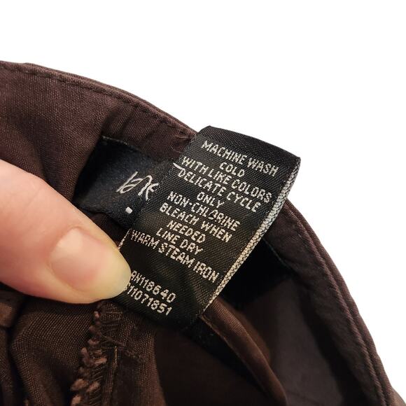 Lane Bryant Classic Mid Rise Tapered Ankle Trouser Dress Pants Brown Size 18 - Picture 8 of 10